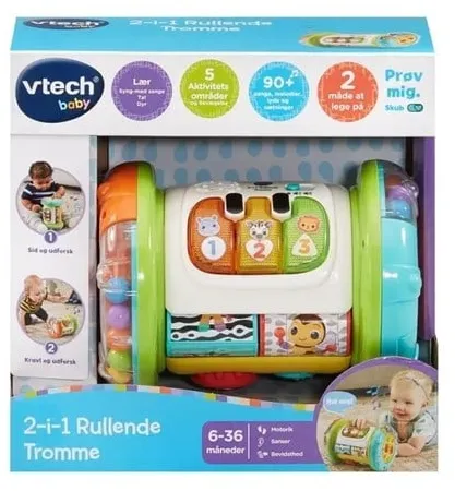 VTech 2- In 1 Rolling Explorer Drum DK
