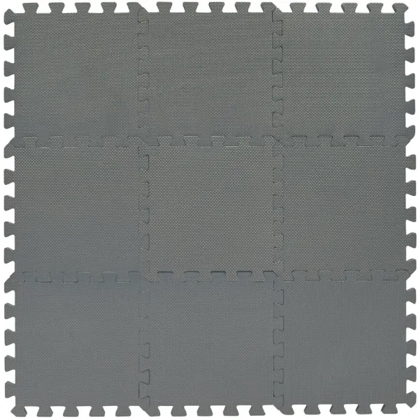 Foam Play Mat Bekids, Light Grey 9 pcs.